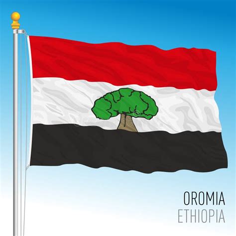 Oromia Regional Flag, Republic of Ethiopia Stock Vector - Illustration ...