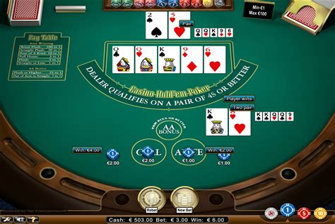 Texas Holdem Bonus Strategy