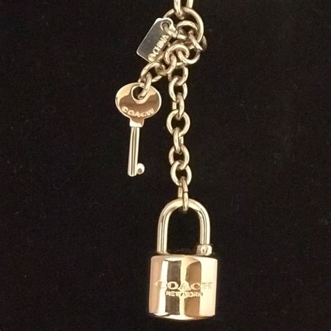 Coach | Accessories | Coach Lock Keychain And Purse Charm | Poshmark