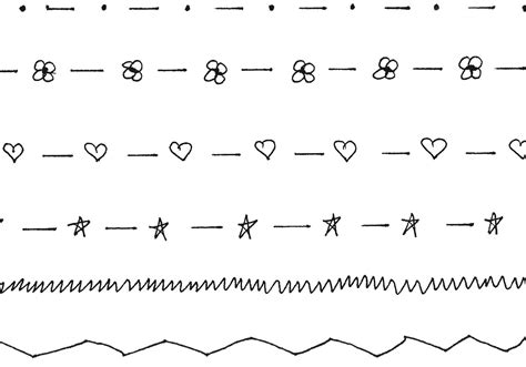 Doodle Borders 1 - Free Photoshop Brushes at Brusheezy!