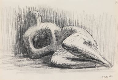 moore, henry reclining figure ( ||| drawings ||| sotheby's ...