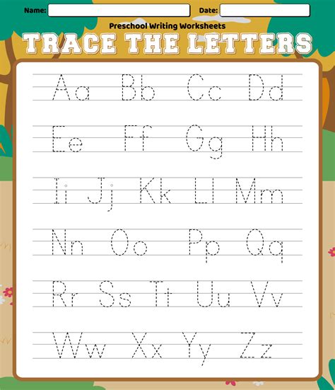 Kindergarten Worksheets Printable Worksheets Alphabet