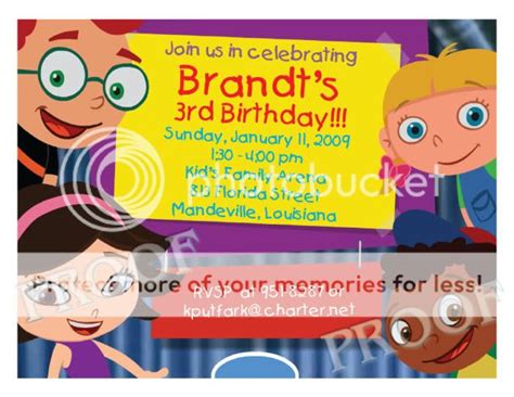 Set of 10 Little Einsteins Personalized Invitations #2 | eBay