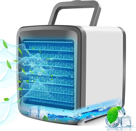 WJ Rechargeable/USB Portable Air Cooler Conditioner Humidifier Purifier ...