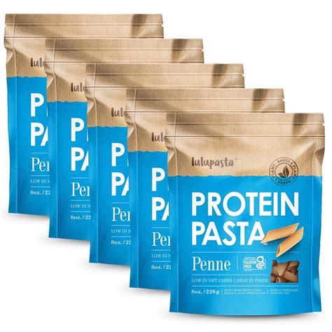 High Protein Pasta, 19g, Made with Lupin Flour & Sunflower Flour, 4g ...