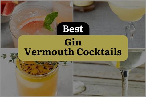 15 Gin Vermouth Cocktails to Shake Up Your Happy Hour! | DineWithDrinks