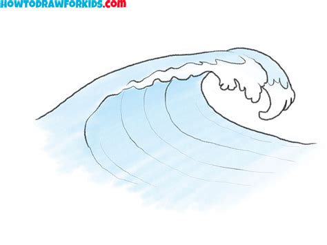 Wave Drawing For Kids