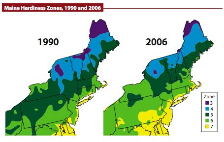 Maine Planting Zones Map