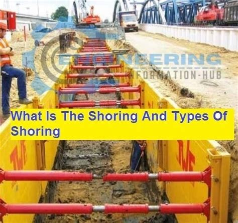 What Is The Shoring And Types Of The Shoring - Engineering Information Hub