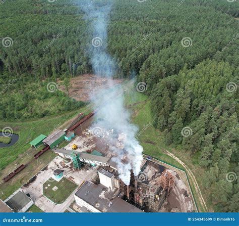 Chemical Plant Pollution Theme Stock Image - Image of petrochemical ...