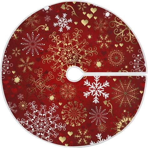 Coolnut Christmas Christmas Tree Skirt Home Decoration Large Round ...