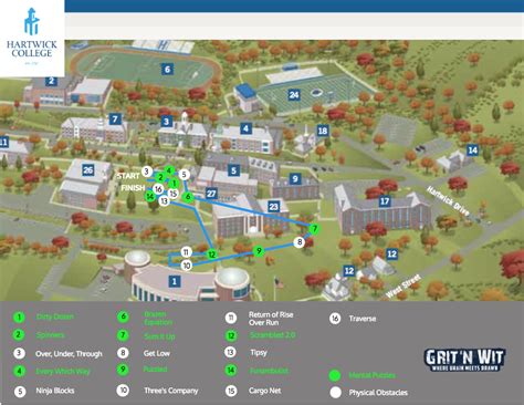 Hartwick College Campus Map