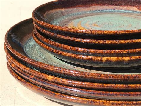 Set of 12 Plates 6 Dinner Plates and 6 Side Plates Ceramic | Etsy