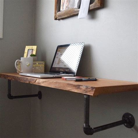 49 DIY Wall Mounted Desks Ideas Built with Pipe | Simplified Building