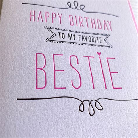 Birthday Card for Best Friend Card Best Friend Birthday Card | Etsy