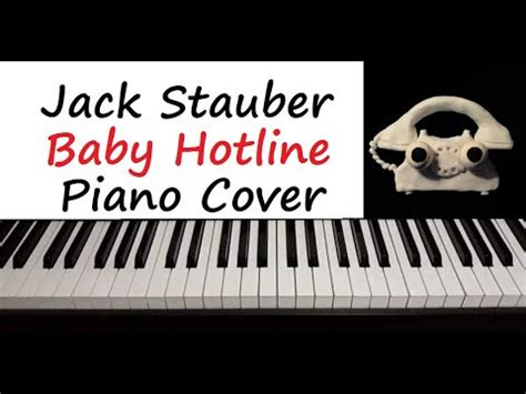 Jack Stauber - " Baby Hotline " Piano Cover Karaoke Instrumental - YouTube