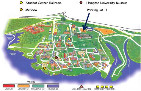 Hampton University Campus Map – Map VectorCampus Map