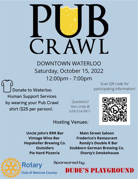 Pub Crawl - City of Waterloo, IL