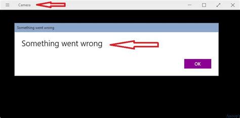 Something Went Wrong With Camera Application In Window 10 How To Manage ...