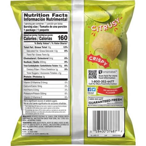 Lay's® Limon Potato Chips, 1 oz - Ralphs