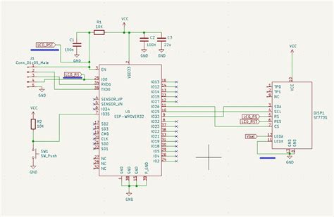 ESP32 + ST7735S display circuit diagram - Electrical Engineering Stack ...