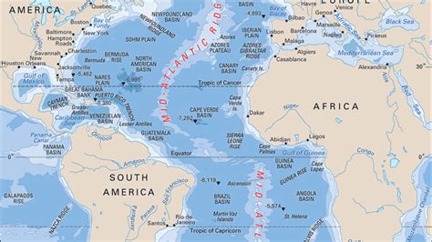 Mid-Atlantic Ridge | Definition, Map, & Facts | Britannica