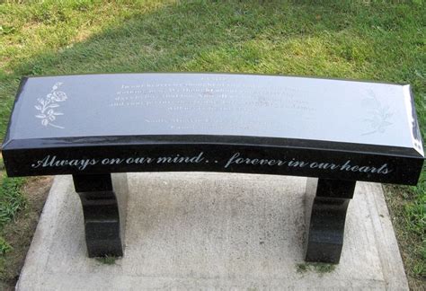 Graveside Bench | Customized Bench | Olympia, WA