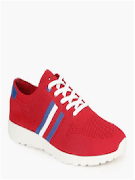 Buy Red Sneakers - Casual Shoes for Men 8229423 | Myntra