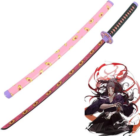 Demon Slayer Secretary Kokushibo (Kokushibō) 104cm Wooden Sword Cosplay ...