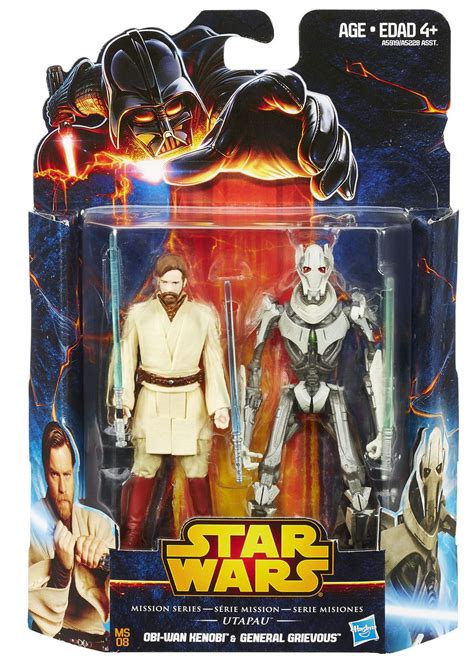 Star Wars Mission 2-Pack: Obi-Wan Kenobi & General Grievous | www ...