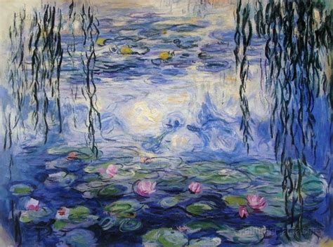 Water Lilies 1916-19 - Claude Monet Paintings | Monet paintings, Monet ...