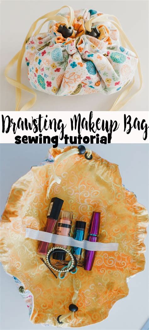 Drawstring Makeup Bag FREE Sewing Tutorial | Sewing 4 Free