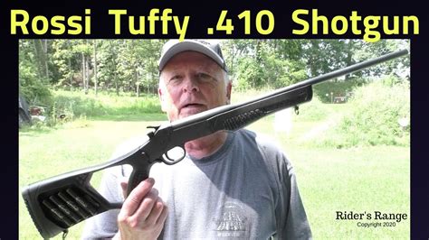 Rossi Tuffy .410 Shotgun on Rider's Range - YouTube