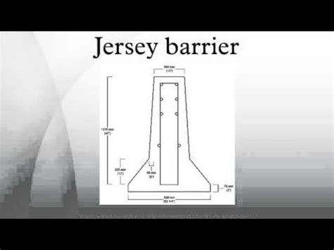 Jersey barrier - YouTube