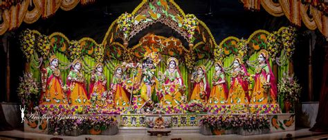 ISKCON Mayapur - Sri Sri Radha Madhava | Altar art, Art, Krishna lila