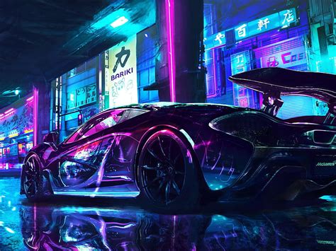 1920x1080px, 1080P Free download | Cyberpunk , McLaren, Supercars, Neon ...