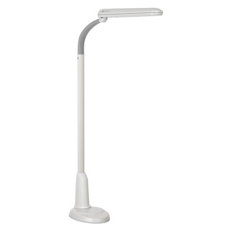 Ott-Lite L24554 Task Plus High-Definition 24-Watt Floor Lamp, Dove Grey ...