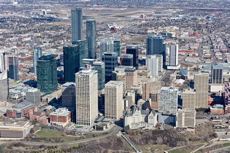 Aerial Photo | Downtown Edmonton