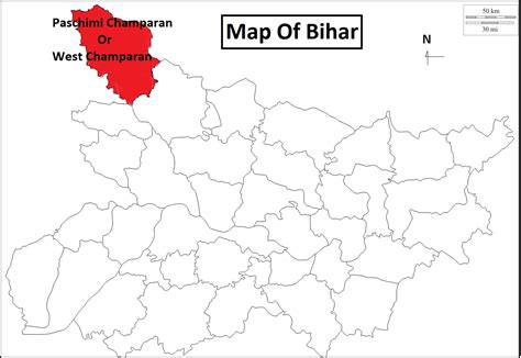 Champaran On India Political Map