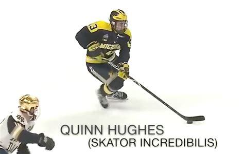 Quinn Hughes highlights with Looney Tunes Road Runner sound effects ...