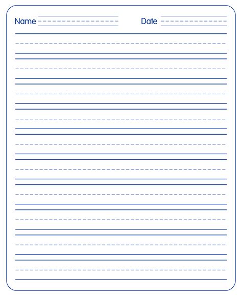 20+ Printable Primary Writing Paper - Free Coloring Pages