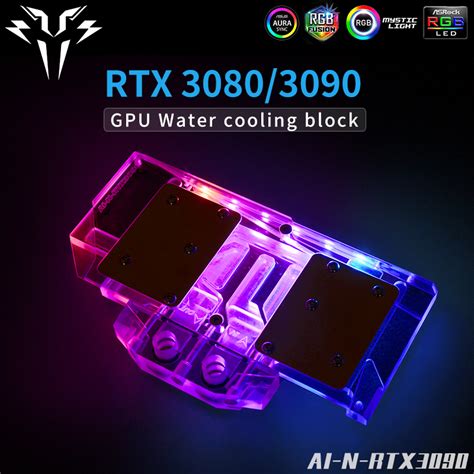 Syscooling GPU water block for NVIDIA RTX 3090 3080 Founder Edition ...