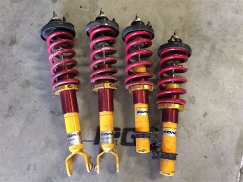 Buy USED Koni Race Shocks w/ Ground Control Coilovers Civic Integra EG ...