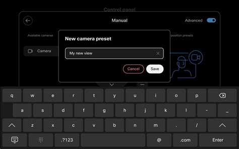 Manually adjust camera settings on Board, Desk, and Room Series