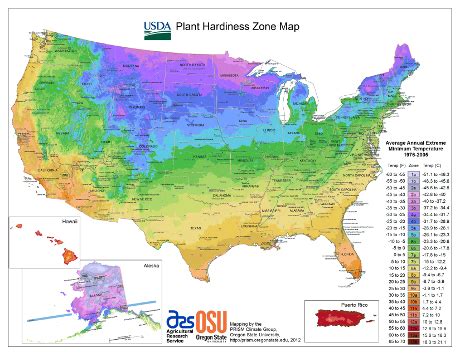 USDA Plant Hardiness Zone Map | Planting Zones Map USA - Garden.org