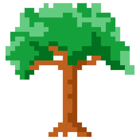 icono de árbol de arte de píxeles 13722216 PNG