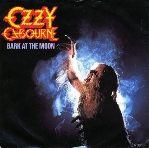 Ozzy Osbourne - Bark At The Moon (1983, Pale Blue Injection Moulded ...