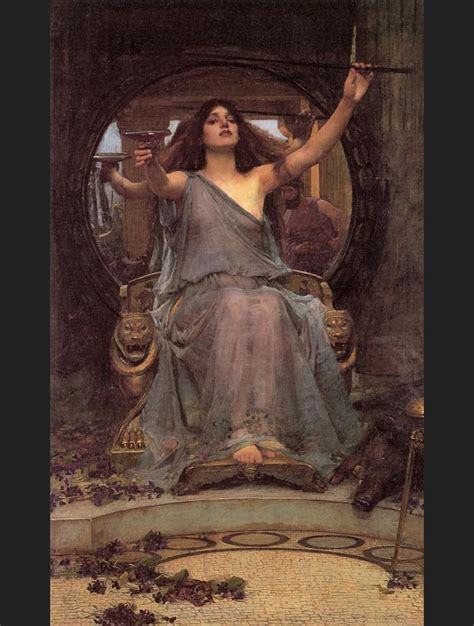 John William Waterhouse Circe offering the Cup to Ulysses Painting ...