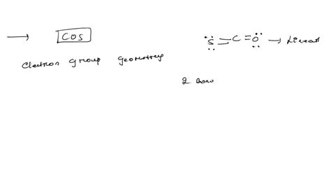 SOLVED: On your Calculations page, draw a Lewis structure for COS and ...