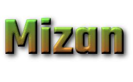 Mizan logo. Free logo maker.